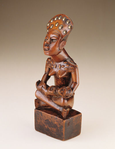 Seated Female Figure with Child (Pfemba)