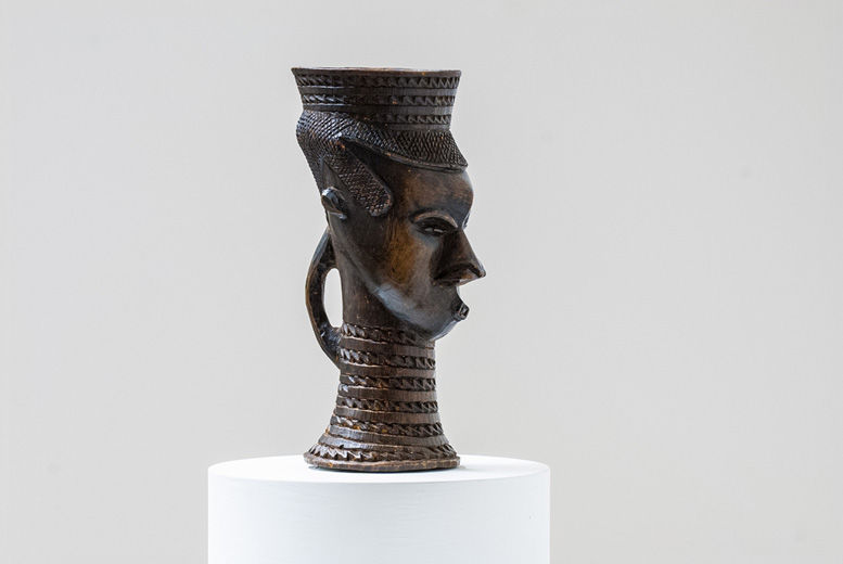 Head-shaped cup (Mbwoong ntey)