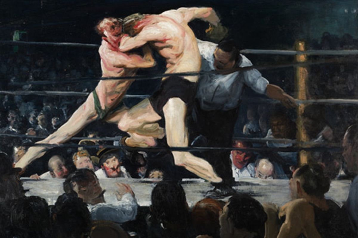 Painting shop of boxers