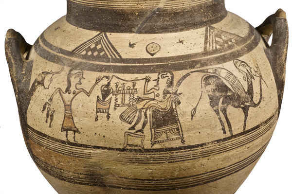 'Hubbard amphora' (detail), ca. 800 B.C. Cyprus Museum, Nicosia, 1938/XI-2/3 