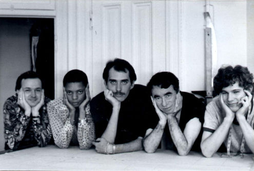 Layne with James and other apprentices in 1975