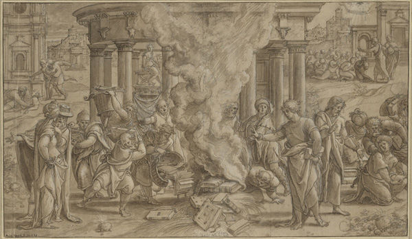 Saint Paul Directing the Burning of the Heathen Books