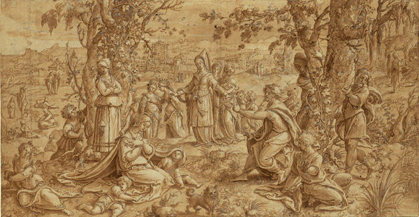 Saint Paul Preaching to the Women of Philippi 