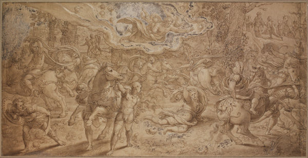 The Conversion of Saul (before treatment)