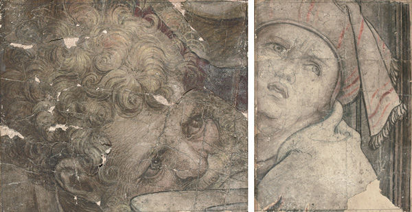 Two drawings before treatment