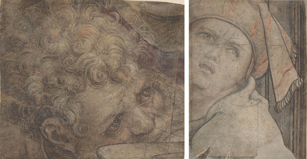 Two drawings after treatment