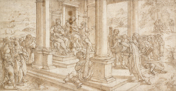 Saint Paul Defending Himself Before Agrippa (after treatment)