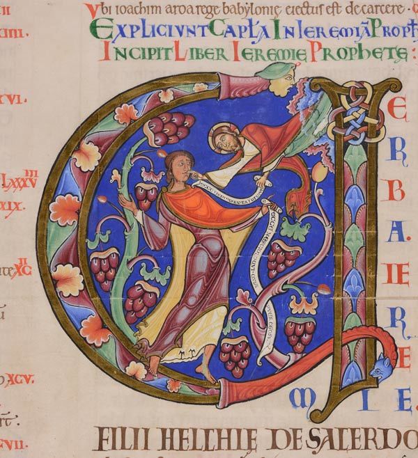 Opening V of the Book of Jeremiah