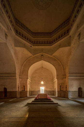 Interior of the Tomb of Hayat Bakhshi Begum, Golconda, ca. 1667