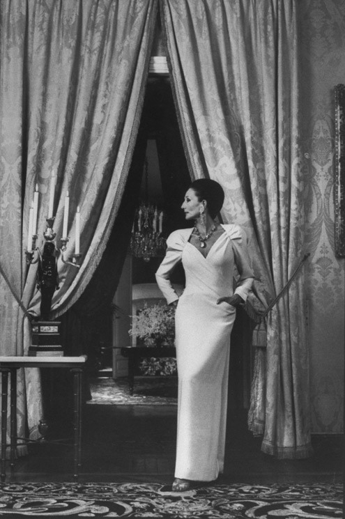 Jacqueline de Ribes in her own design, 1985