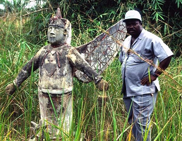Cement angel and Matthieu