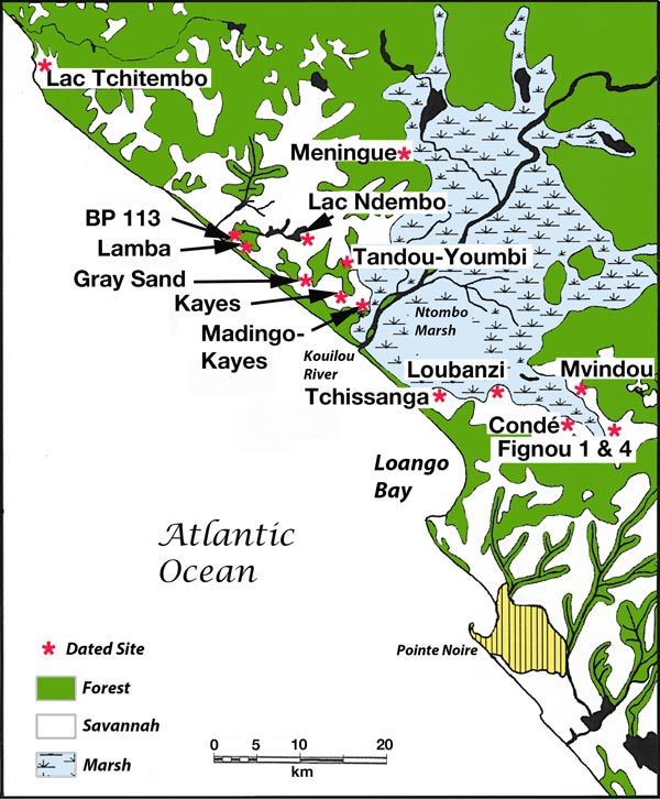 Congo site map