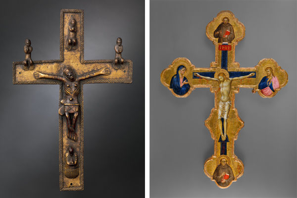 Two crucifixes