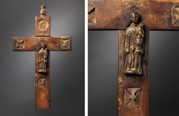 Two views of a cross