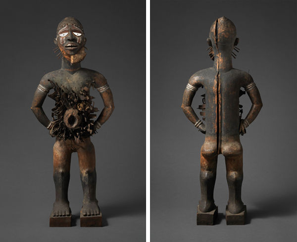 Two views of a Mangaaka figure