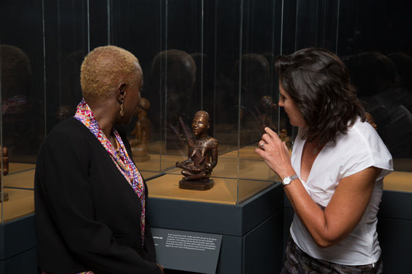 Angelique Kidjo and Alisa LaGamma