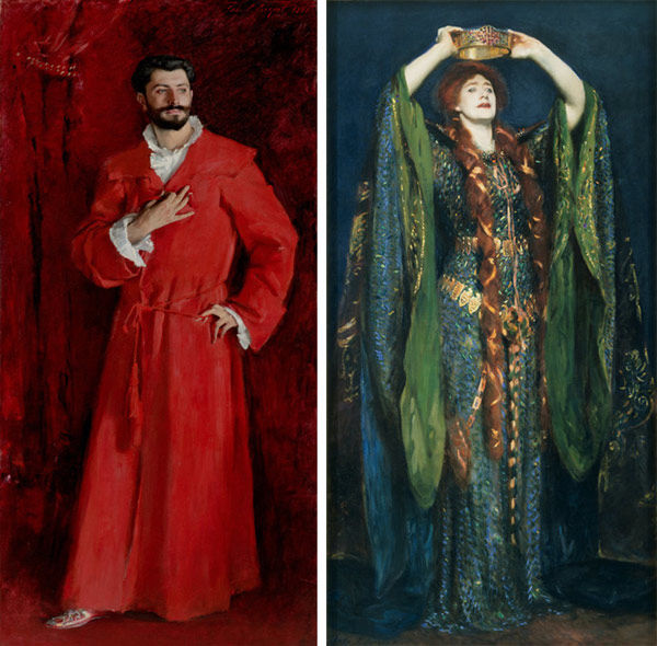 Portraits of Dr. Pozzi and Ellen Terry
