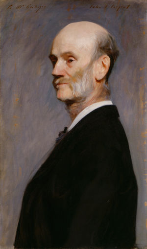 Left: John Singer Sargent (American, 1856–1925). Hercules Brabazon Brabazon, 1893–95. Oil on canvas; 28 7/8 × 17 in. (73.3 × 43.2 cm). National Portrait Gallery, London