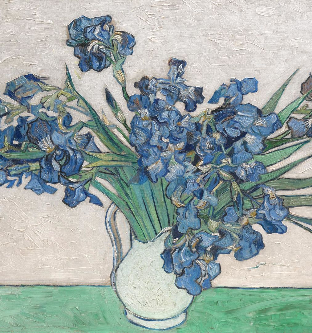Kho ảnh đẹp Van gogh flowers blue background tuyệt đẹp và độc đáo