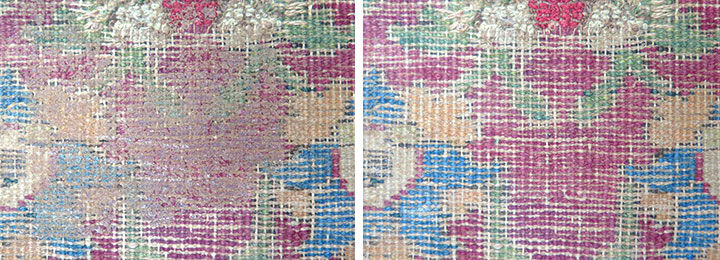 Before and after images of restoration