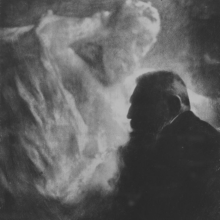A photograph of Auguste Rodin by Edward Steichen
