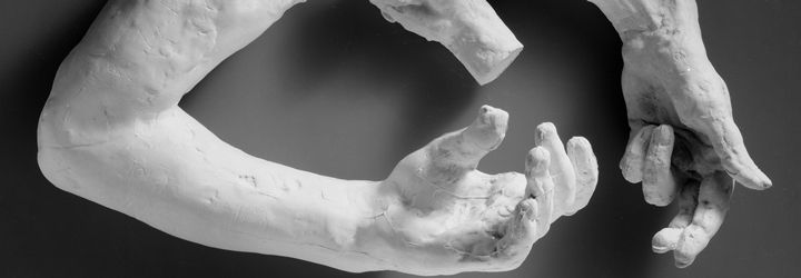 Fragments of Auguste Rodin sculptures
