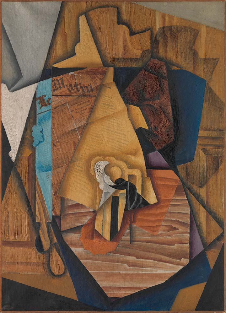 Juan Gris, The Man at the Café