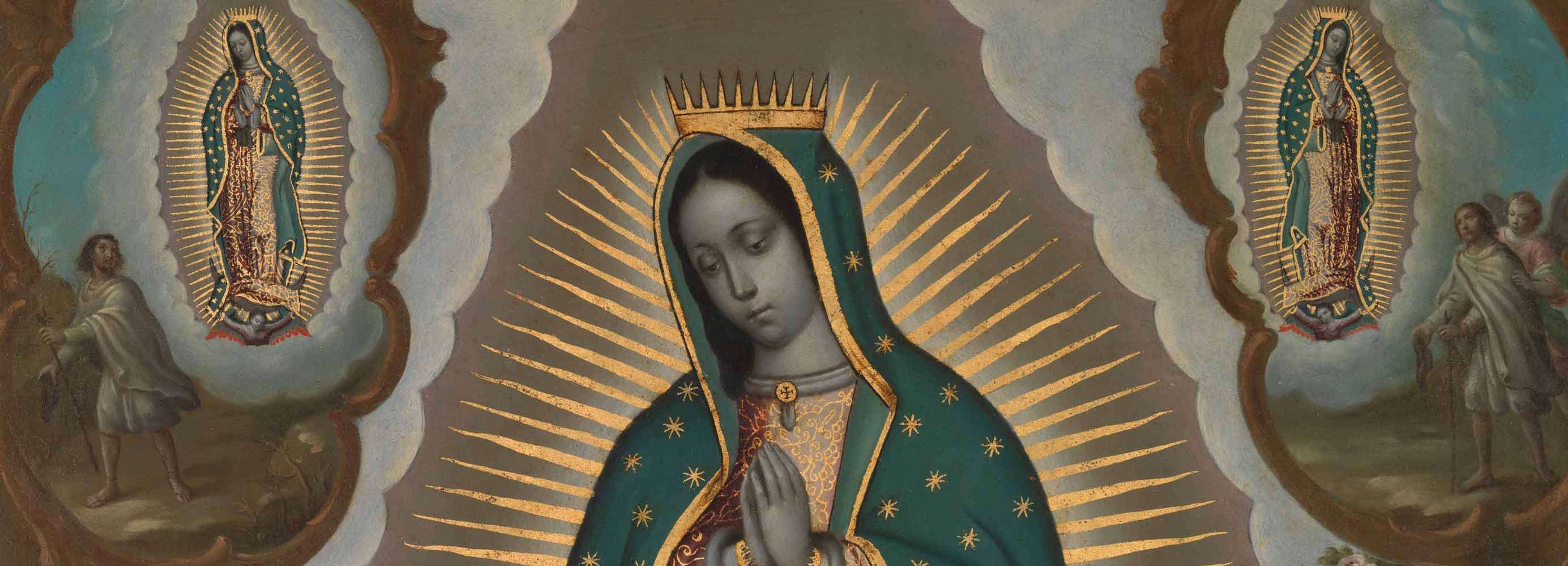 Detail of Virgin of Guadelupe with Four Apparitions
