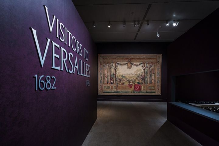 Visitors to Versailles exhibition galleries