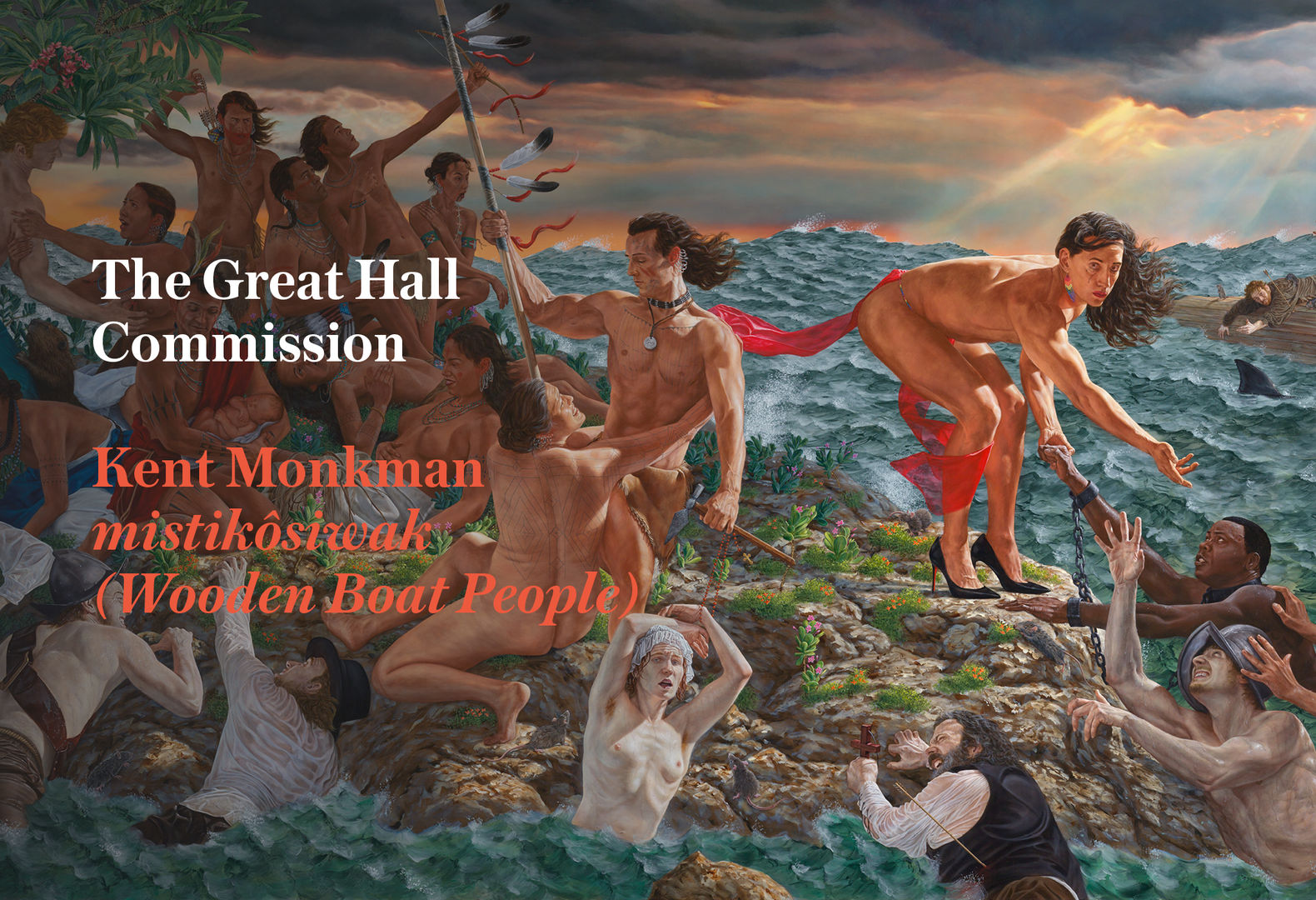 The Great Hall Commission Kent Monkman, mistikôsiwak (Wooden Boat People) The Metropolitan Museum of