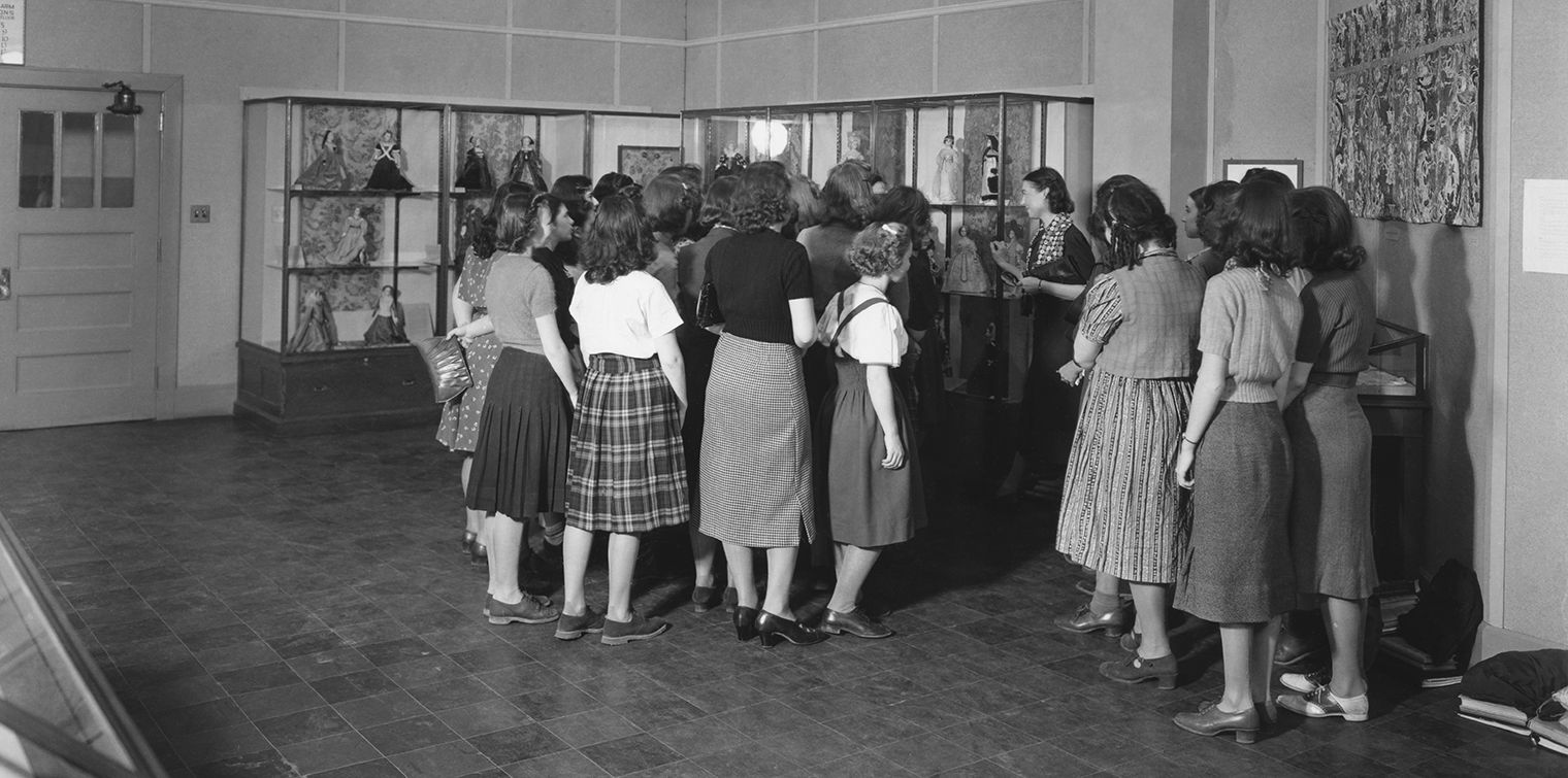 Archival Photograph from "European Textiles and Costume Figures," Walton High School, 2780 Reservoir Avenue, The Bronx, 1939