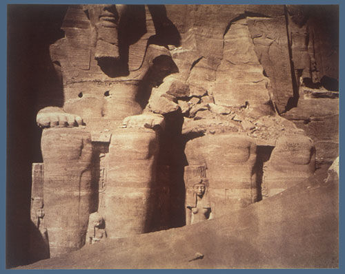 Abu Simbel, Large Speos—Colossal Statues Seen from the Front (Lower Part)