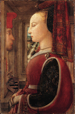 Portrait of a Woman and a Man at a Casement