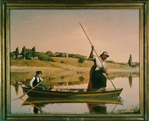 Eel Spearing at Setauket