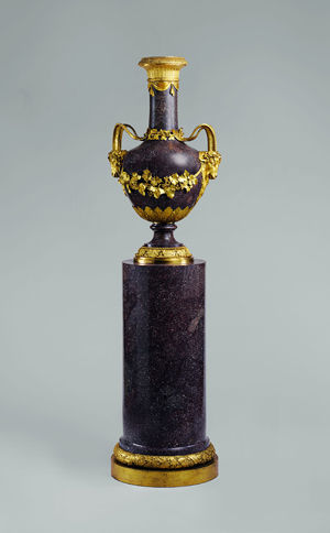 Vase on a Column Stand