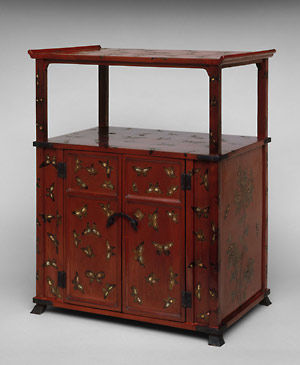 Cabinet with Butterflies