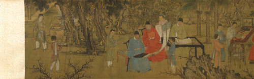 Elegant Gathering in the Apricot Garden