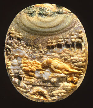 A Sleeping Shepherdess in the Moonlight