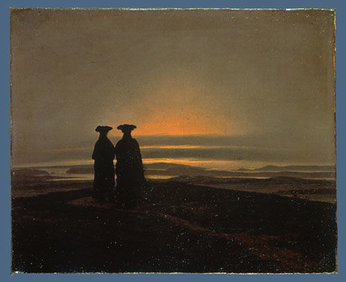 Evening Landscape with Two Men