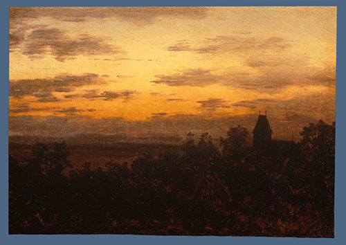 A Landscape at Sunset