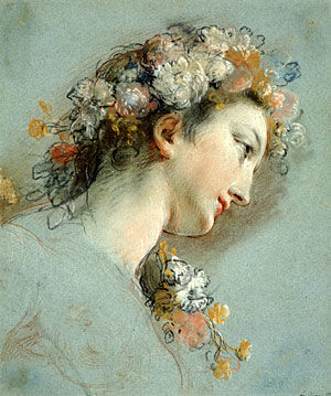 Head of Hebe, Study for the "Apotheosis of Hercules,"