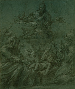 The Nativity with the Virgin in Glory and Saint Anthony of Padua