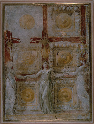 Three canephori, and Vaulting