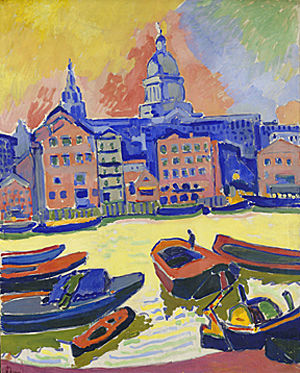 London: St. Paul's Cathedral seen from the Thames