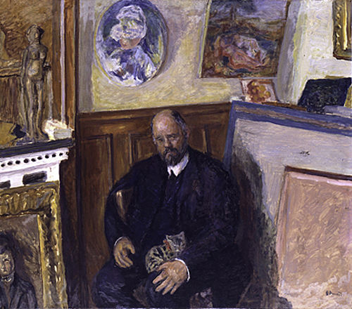 Ambroise Vollard with His Cat