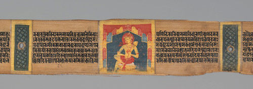 Folio from a Manuscript of the <i>Pancavimsatisahasrika Prajnaparamita</i>