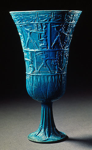 Chalice with narrative decoration in relief