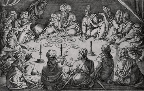 King Mulay Hasan and His Retinue at a Repast in Tunis
