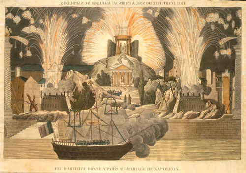 Fireworks for the Marriage of Napoleon, Paris, 10 June 1810