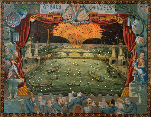 Fireworks on the Seine during the Exposition Universelle, Paris, 1900